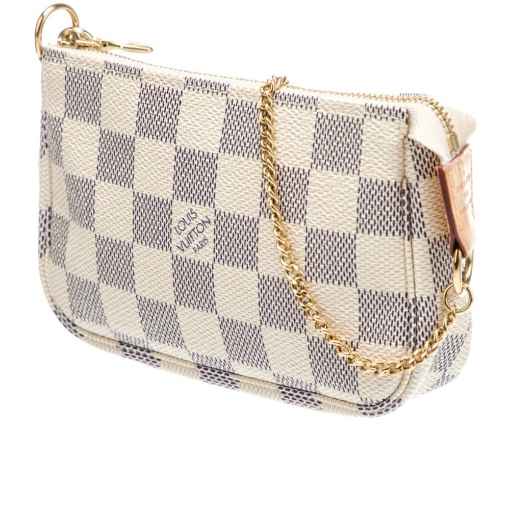 Louis Vuitton Damier Azur Pochette Mini – Iconic 2009 Collection